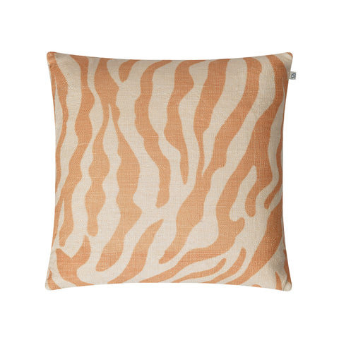 Zebra Rose Linen Cushion