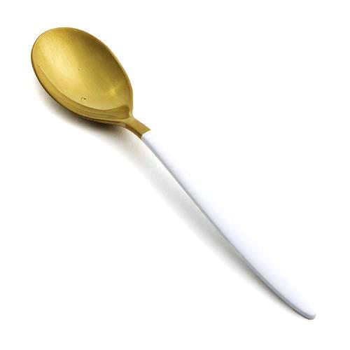 Matte Gold & White Tablespoon