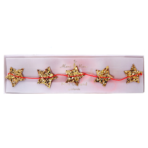 Mini Gold Star Garland