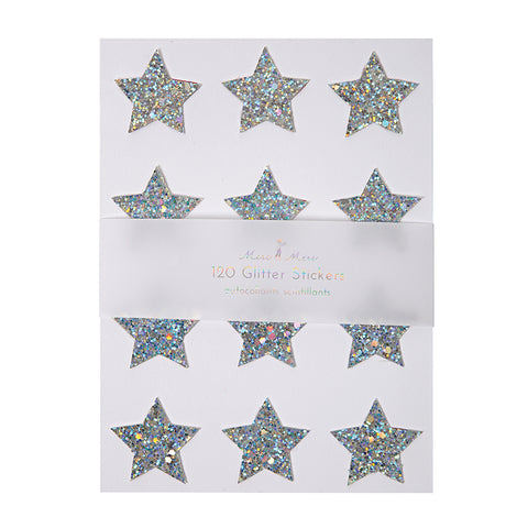 Silver Star Stickers