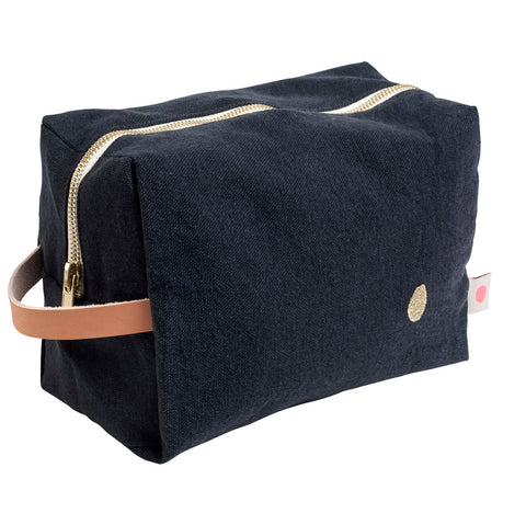 Large Washbag - Denim Black