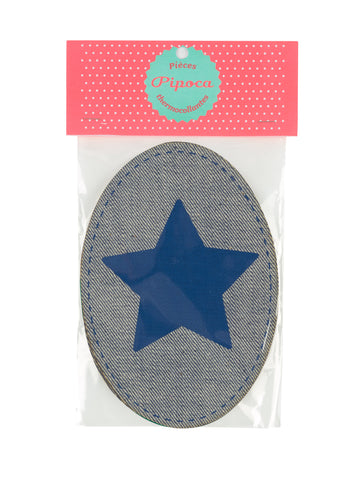 Denim & Blue Star Patch