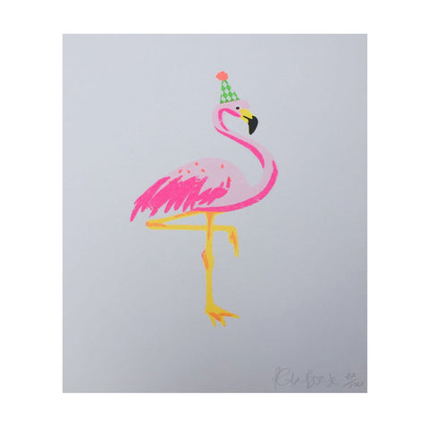 Neon Pink Flamingo