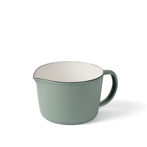 Small Enamel Measuring Jug - Clay