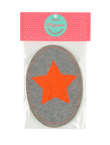 Fluro Orange Star Patch