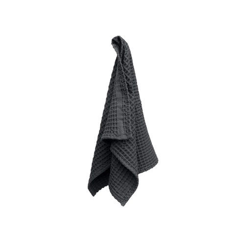 Dark Grey Waffle Hand Towel