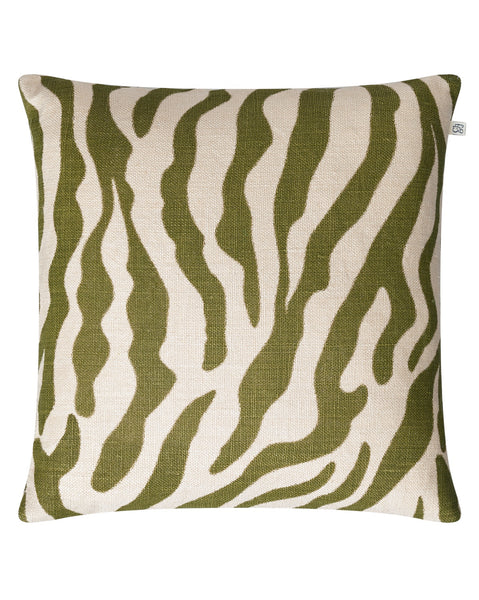 Green Zebra Cushion