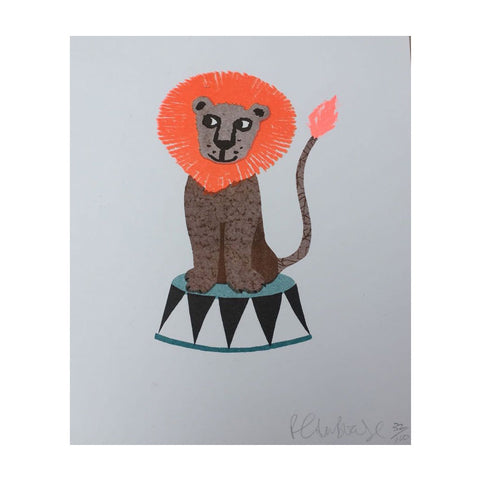 Circus Lion Print