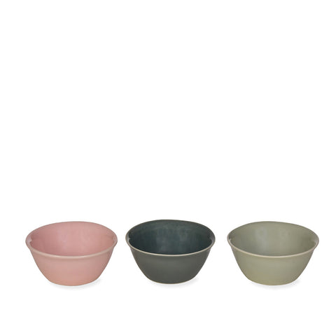 Nibble Bowl Set - Pink & Green