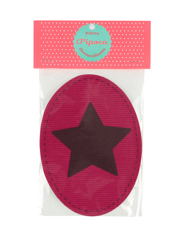 Dark Pink & Aubergine Star Patch