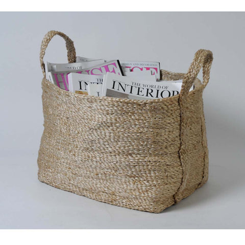 Jute Storage Basket - Natural