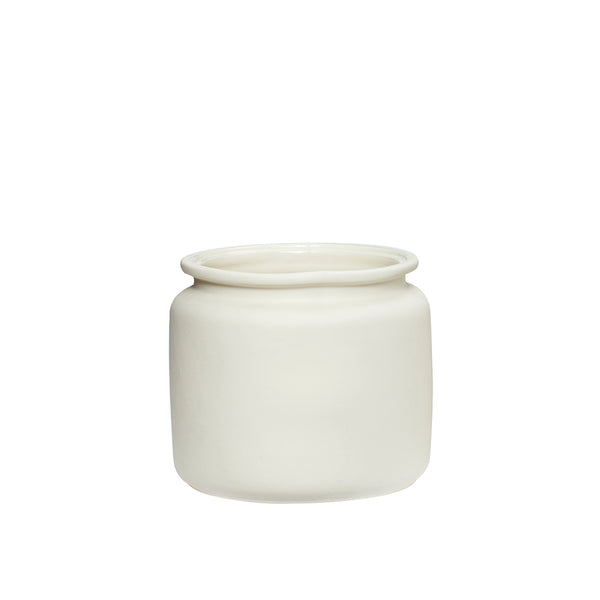 White Ceramic Pot (small)