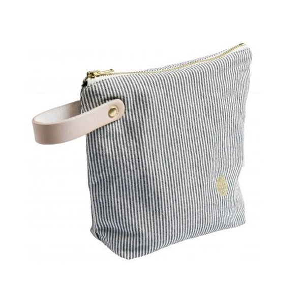 Small Washbag with Handle - Striped
