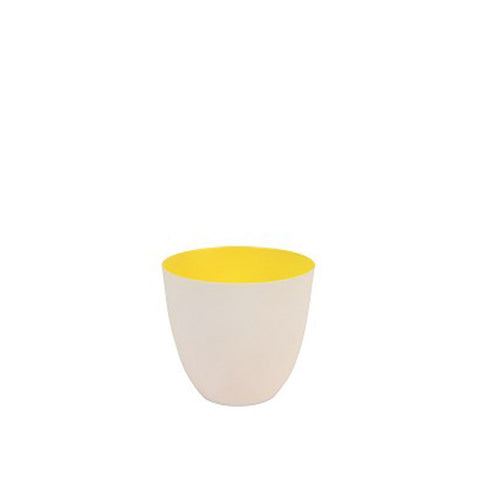 Yellow Coloured Porcelain T-Light