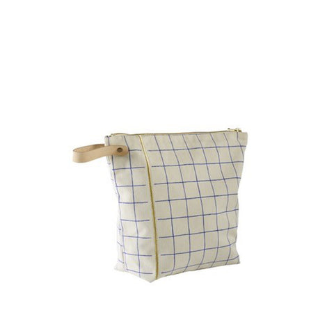 Gold Striped Washbag