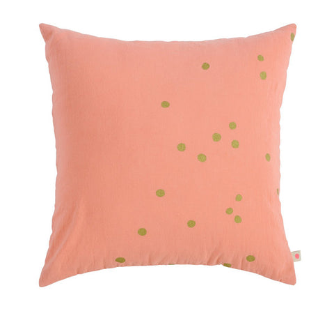 Pink & Gold Spot Floor Cushion